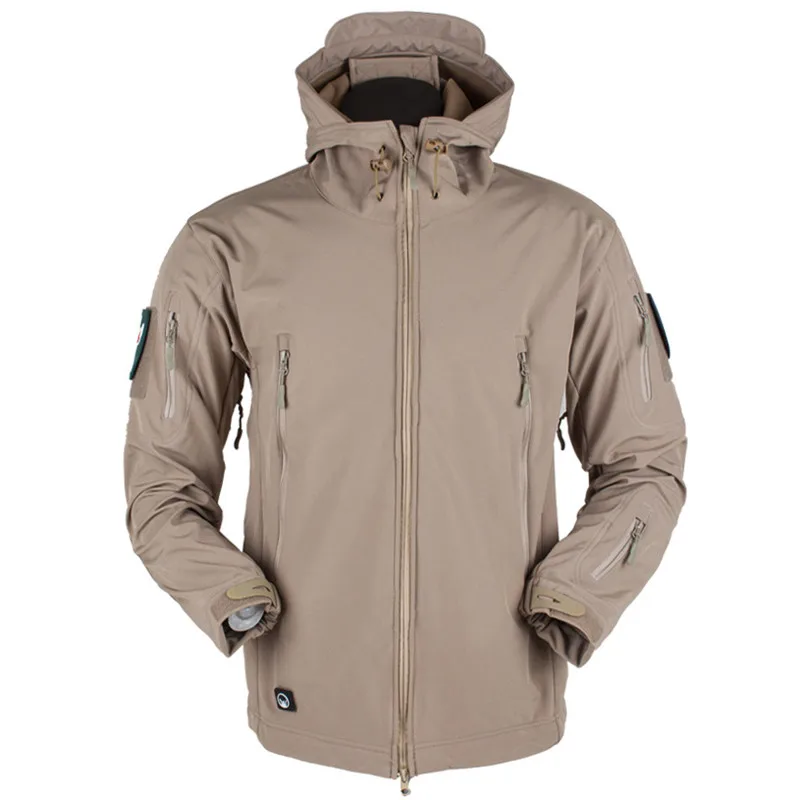 Мужская камуфляжная куртка в стиле милитари зимняя тактическая