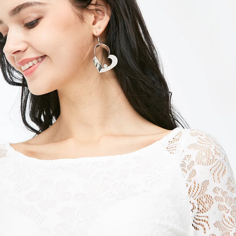 Vero Moda женский кружевной топ с расклешенными рукавами и круглым вырезом | 318330503