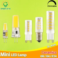 1pcs5pcs led lamp g4 led bulb acdc 12v g9 led 220v 240v 3w 6w 10w cob smd led g4 g9 replace halogen light chandelier