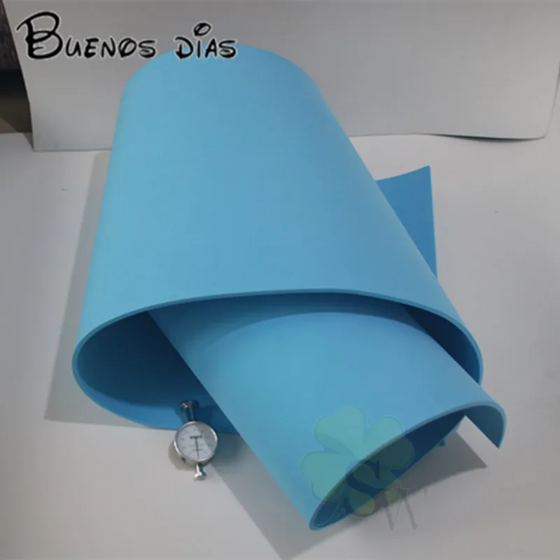 

BUENOS DIAS6mm Thickness Sky Blue Color Eva Foam Sheet,Cosplay School Handmade Material Size 50cm*200cm