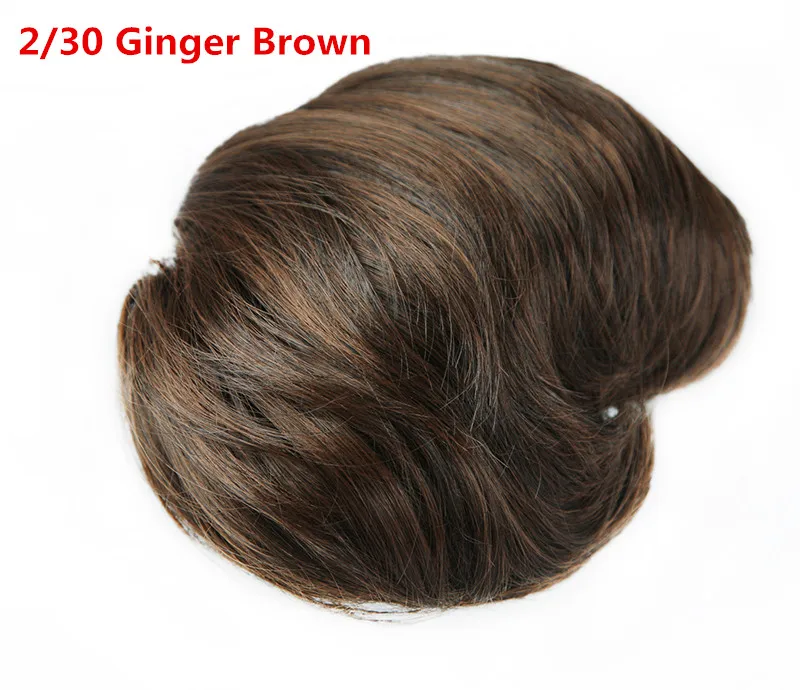 Ginger Brown SARLA/1 шт., высокотемпературные синтетические волосы, булочка, свадебные волосы, большие шиньоны, шиньоны, шиньоны на заколках, булочка для наращивания, Q9 - Цвет: Ginger Brown