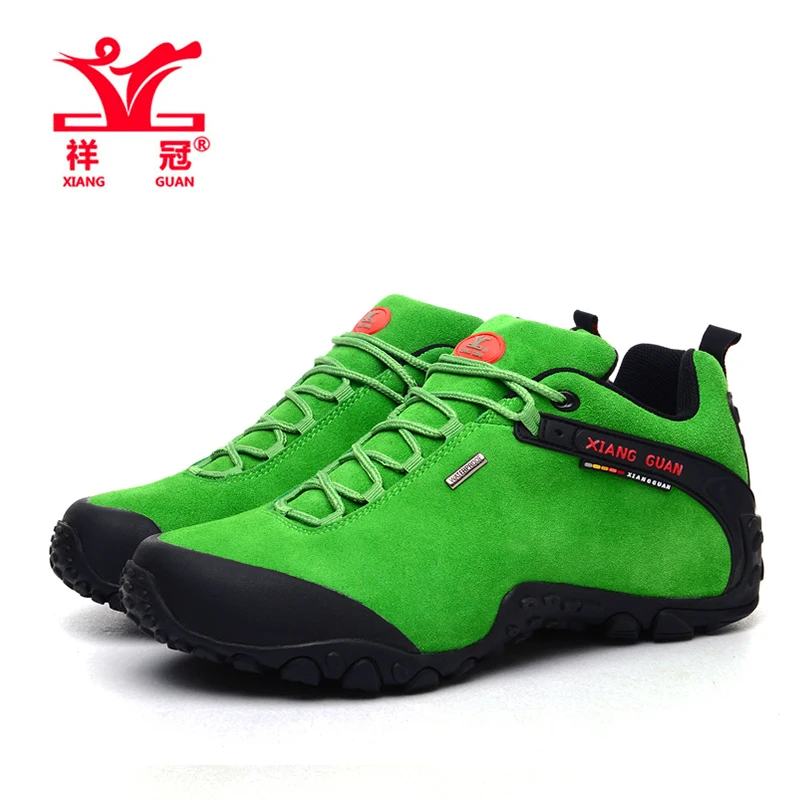 Мужские кроссовки с мехом Xiangguan спортивные Нескользящие водонепроницаемые на