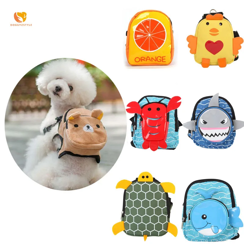 Сумка-переноска для собак из мультфильма, рюкзак для школы, многофункциональные холщовые Сумки для маленьких йоркширских животных, сумка для путешествий DOGGYZSTYLE