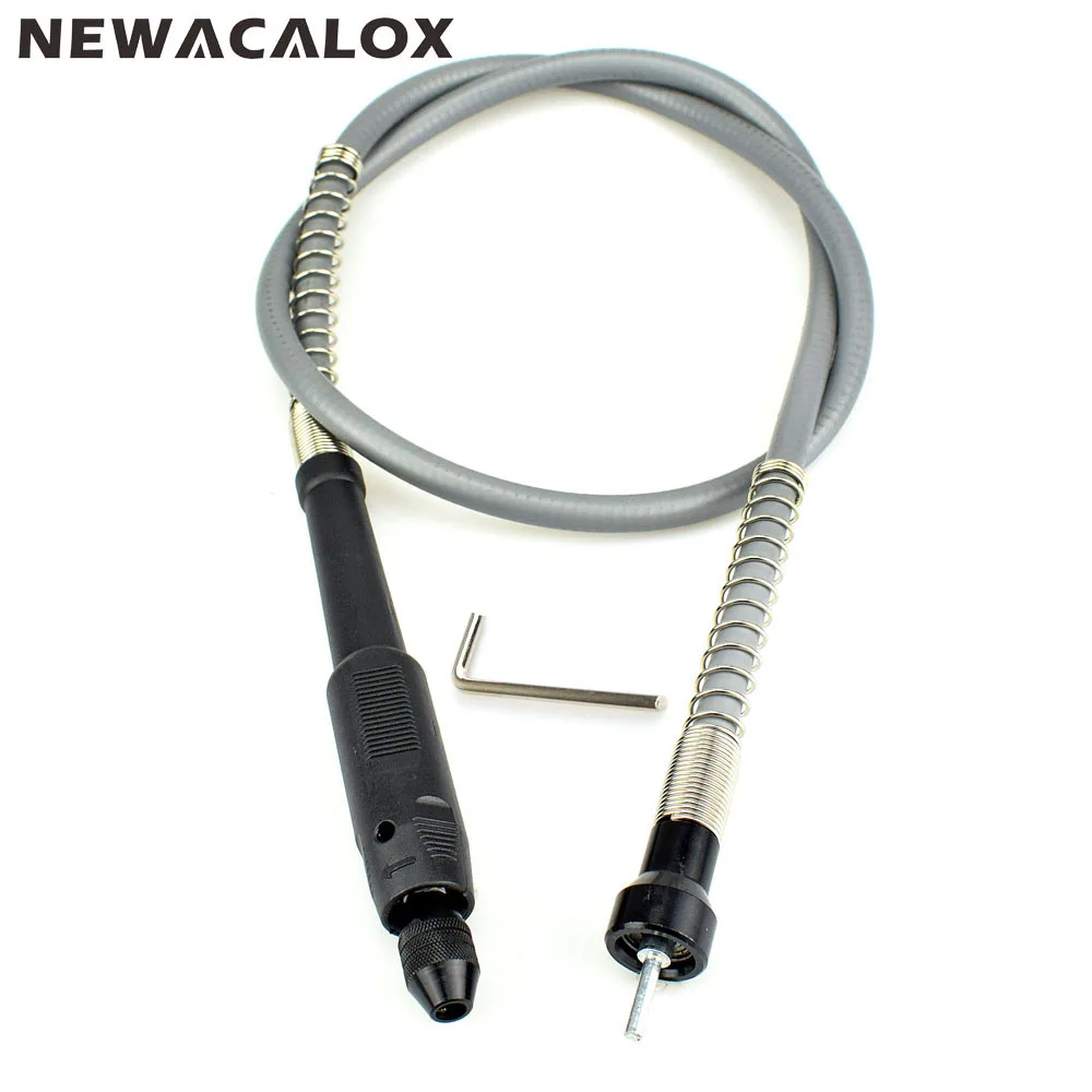 NEWACALOX 108 см* 2 см гибкий вал Dremel роторный инструмент роторная шлифовальная машина инструменты для Dremel дрель полировальная машина аксессуары