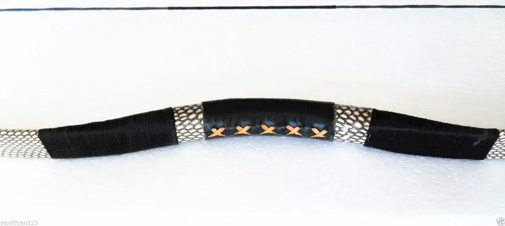 В традиционном китайском стиле ручной работы натуральная длинный лук из змеиной