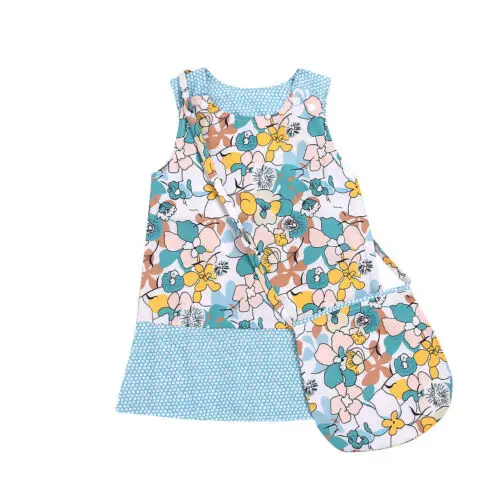 Baby Girls Dress with Bag 2019 Brand Kids Autumn Dresses for Clothing Floral Children Christmas Princess Vestidos | Детская одежда и