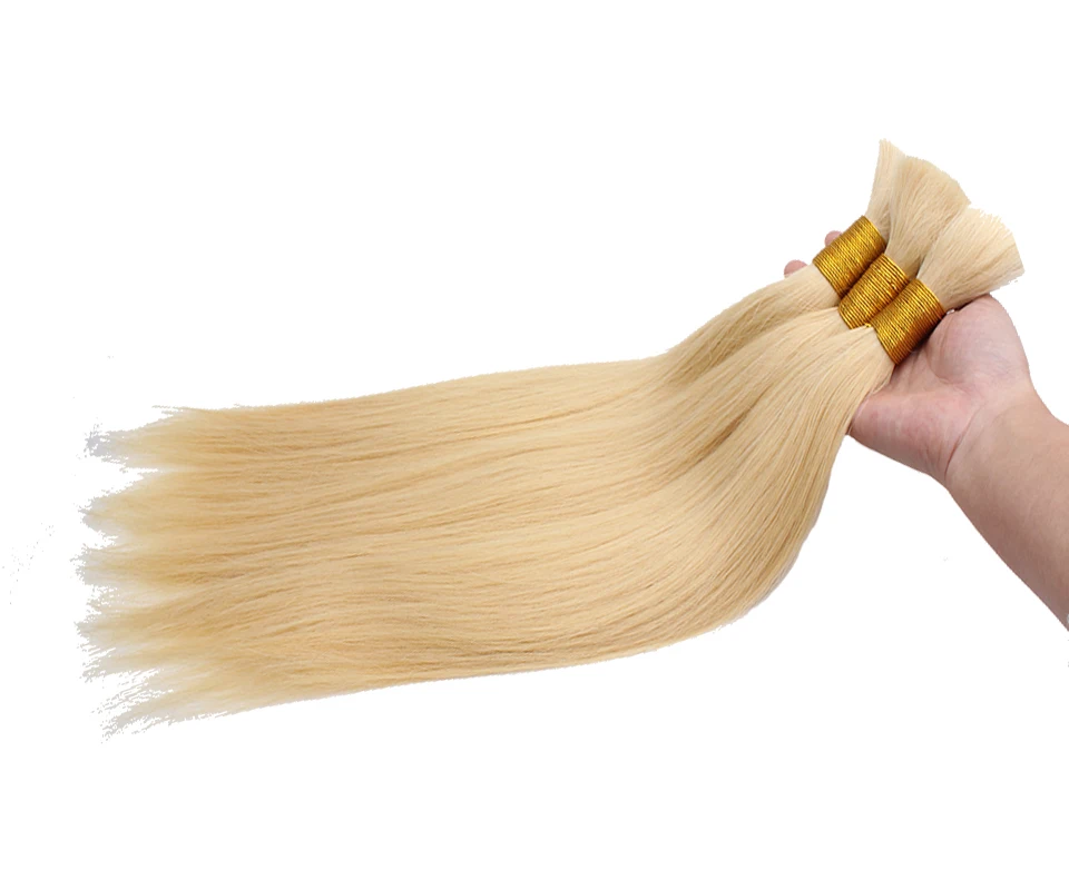 Али искусственные волосы Queen Hair 3 шт., натуральные бразильские волосы, Прямые локоны для наращивания натуральные черные или#613 пучки волос