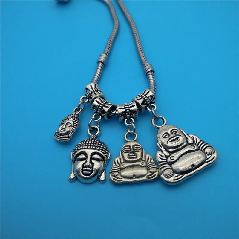 Винтажная подвеска в виде головы Будды из серебра подвески для ювелирных изделий