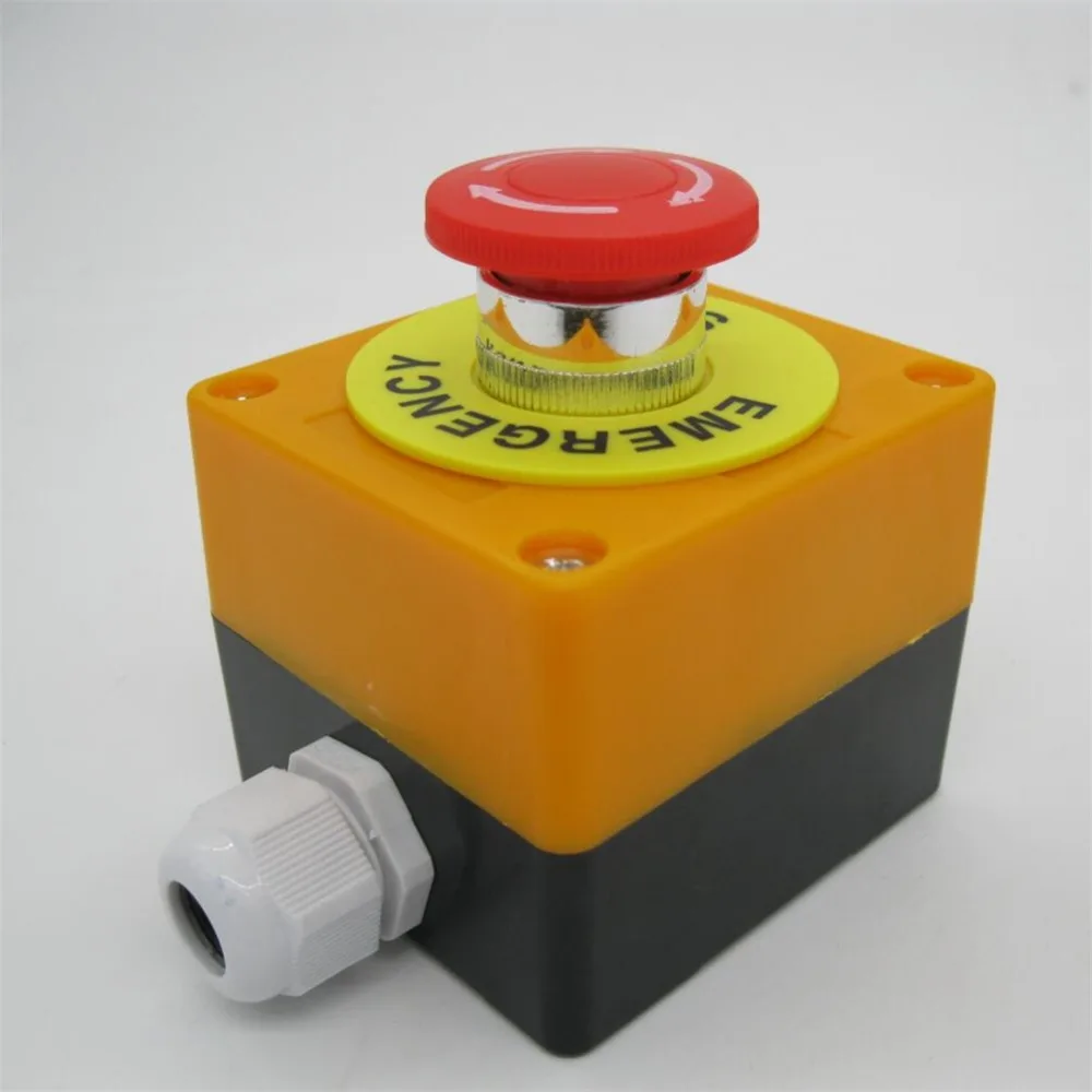 Кнопка аварийной остановки DPST переключатель с пластиковой крышкой в виде