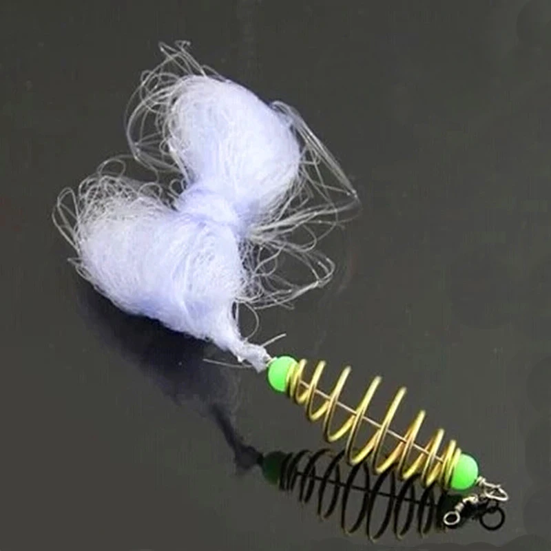 1 шт. нейлоновая рыболовная сеть с медным пружинным рыболовным соединителем