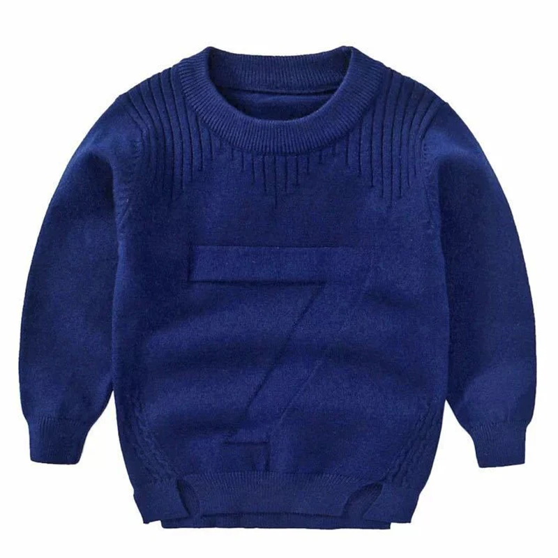 Осенние свитера для мальчиков на весну 2019 Детские Свитера и кардиганы свитеры