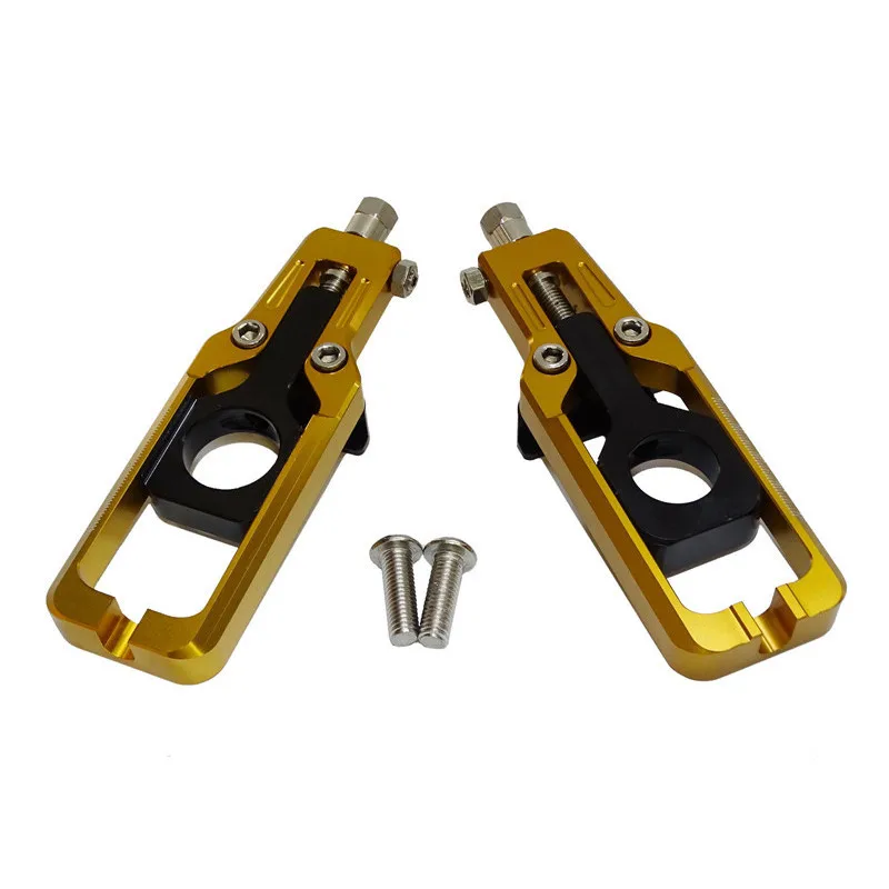 Gold Waase цепи мотоцикла регулировки натяжители Катена для Honda CBR600RR CBR 600 RR 2005 2006 - Цвет: Gold
