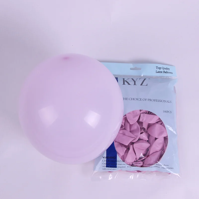 light purple 100 шт. 10 дюймов Макарон латексные шары Единорог тема гелиевый воздух воздушный шар для свадьбы с днем рождения украшения детские игрушки - Цвет: light purple