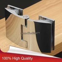 1pcs glass to glass offset hinge for 8 12mm 38 12 thickness glass polished chrome shower door hinge hd07