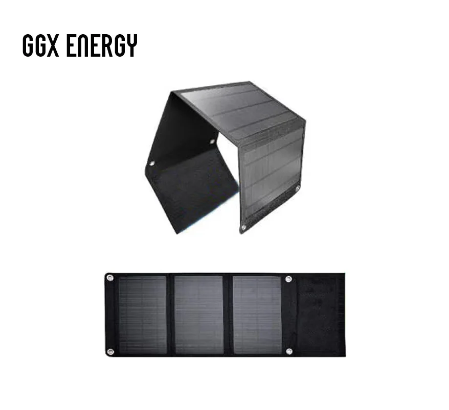 GGX ENERGY портативный 21 Вт USB 5 в солнечное зарядное устройство для сотового телефона s+ 12 В солнечная панель комплект для зарядки батареи+ 18 в солнечное зарядное устройство для ноутбука
