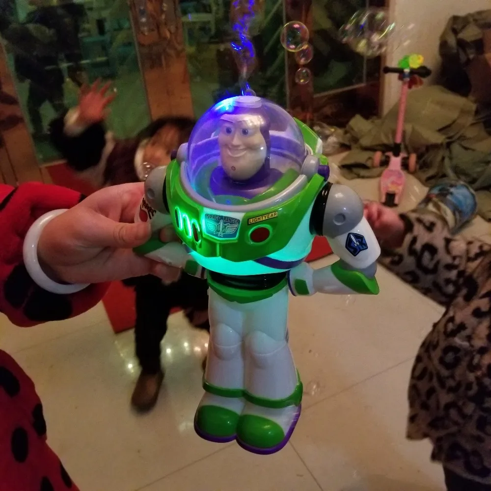 Детские игрушки Buzz Lightyear вечерние для детей с мультяшными пузырьками|Мыльные