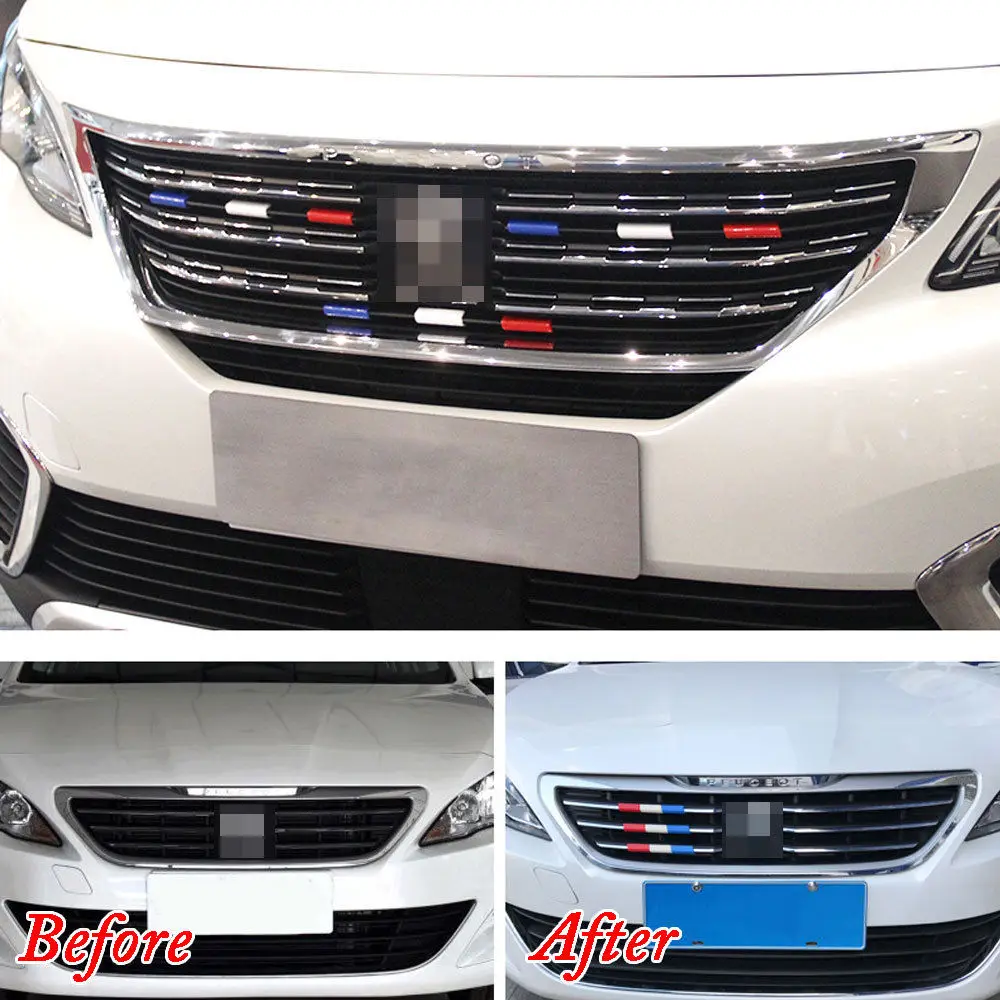 Передняя решетка для автомобиля Peugeot 301 4008 308 408 крышка гриля отделка французский