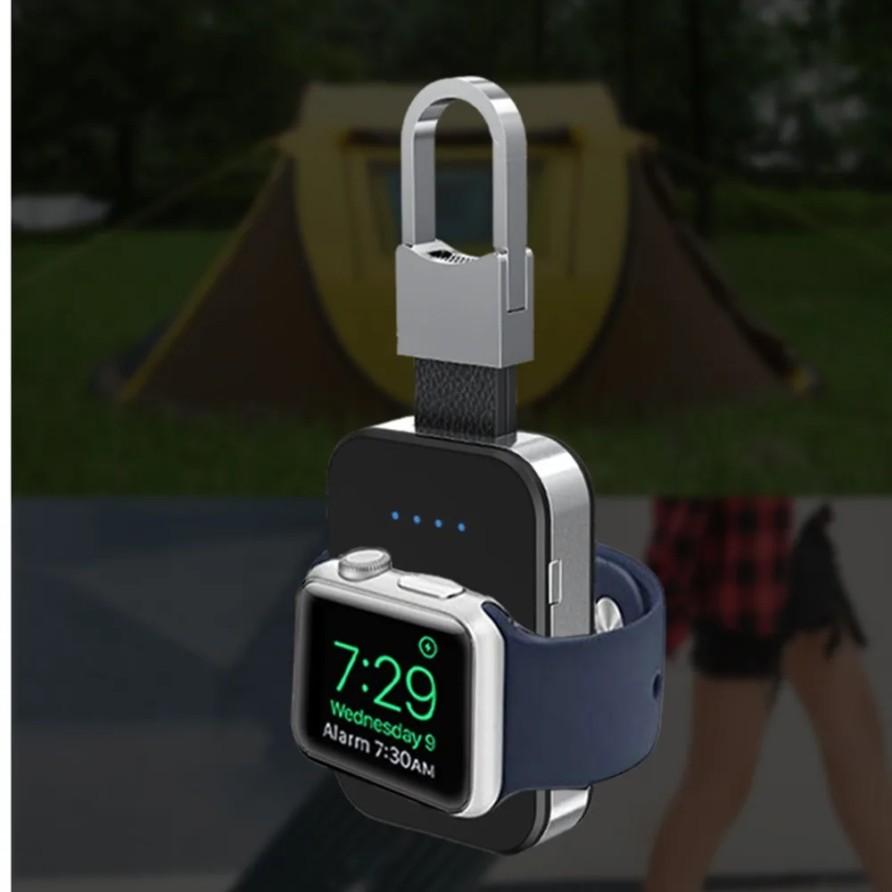 QI Беспроводное зарядное устройство для Apple Watch band 4 42 мм/38 мм iWatch 3 портативные