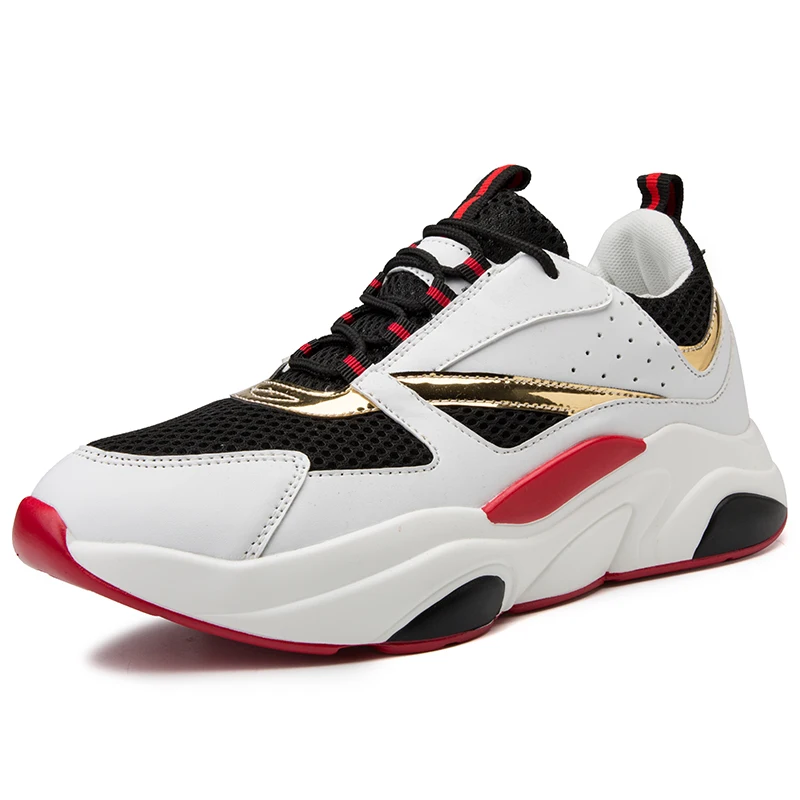 2018 горячая распродажа мужские кроссовки увеличивающие рост спортивные
