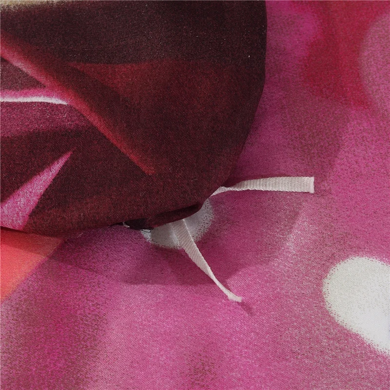 Комплект постельного белья с красивым цветочным принтом свадебная простыня