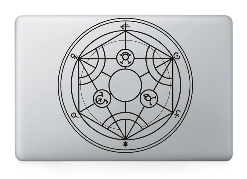 Виниловая наклейка частичный стикер для Macbook Pro 13 15 дюймов Водонепроницаемый черный чехол для ноутбука наклейка для Macbook air retina