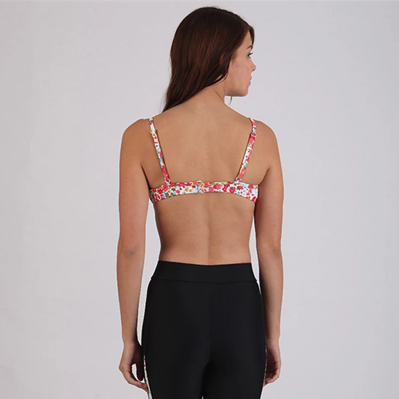 SBART Women Swimwear Bikini 2015 New Summer Style Floral Print Lycra Surf Sexy Two Pieces Swimsuit Bathing Suit Sale N | Спорт и