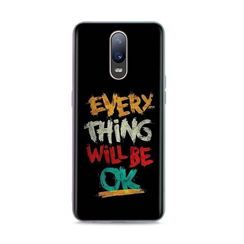 Силиконовый чехол LSVAB Black is not sad для OPPO Reno Z 10X Zoom F11 F9 F7 F5 A7 R9S R17 Realme 2 C2 3 Pro телефона |