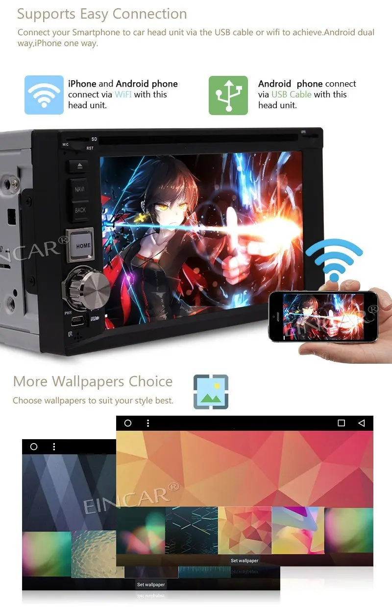 Android 7 1 автомобильный dvd плеер Восьмиядерный Wifi для музыки видео приложение