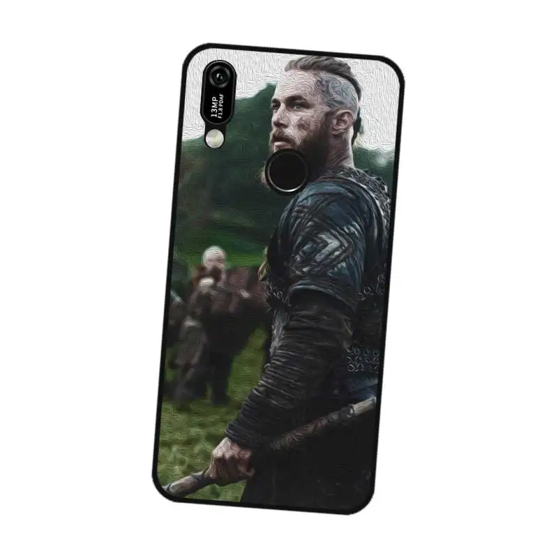 N455 сериал Викинги 4 черный силиконовый чехол для huawei Y5 Y6 Y7 Y9 премьер-профессионал