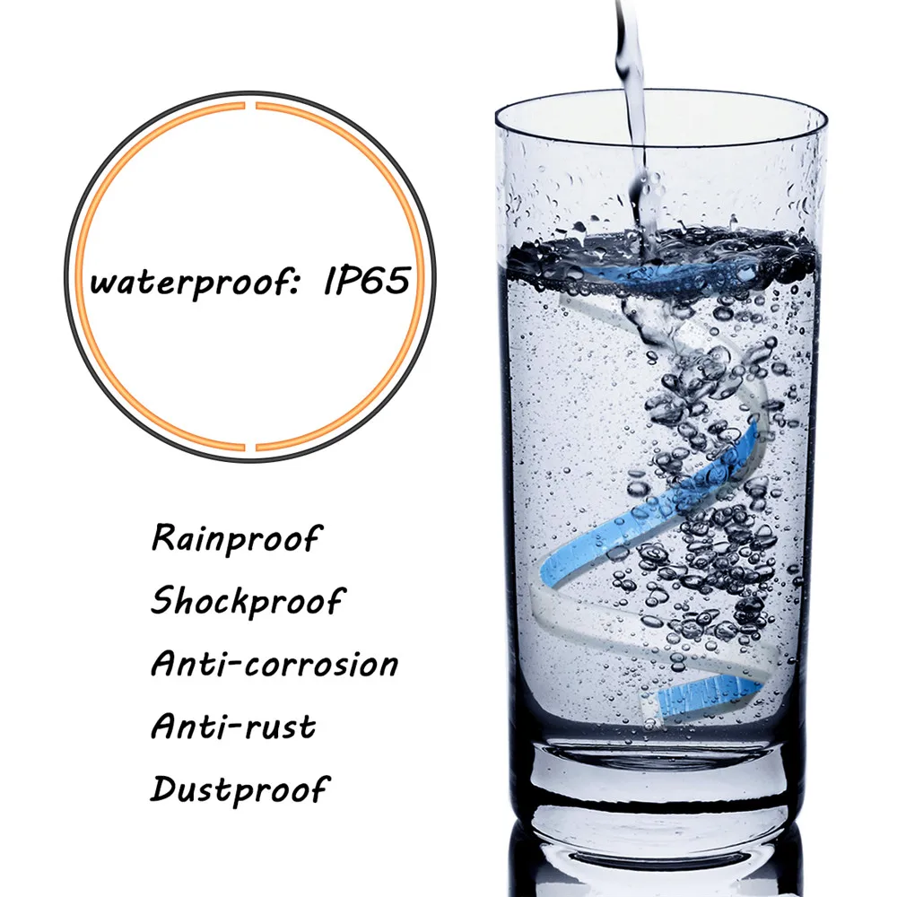 2 шт. Универсальный гибкий автомобиль течет дневные ходовые огни светильник