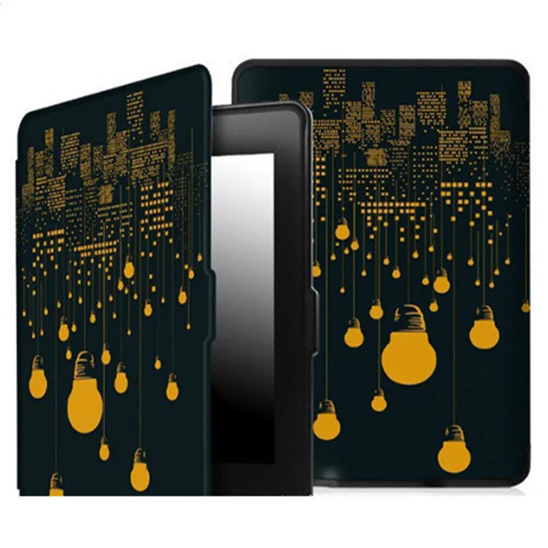 Чехол для Kindle Paperwhite с 4 подсветкой тонкий чехол из искусственной кожи электронная