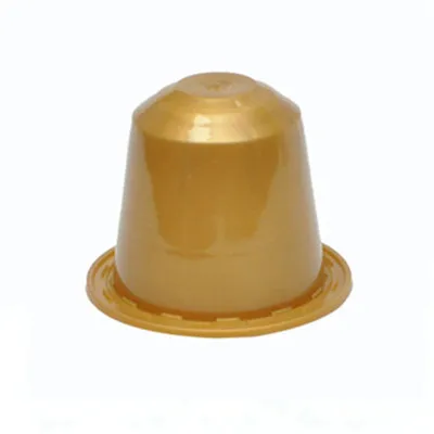 OnWin Nespresso кофейная чашка 1000 шт пластиковая кофейная капсула с термоуплотнением алюминиевые крышки кофемолка домашняя - Цвет: CM11-Gold