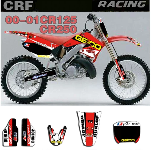 For Honda CRF250 CRF 250 2014 2015 2016 2017 CRF450 450 2013 Full Stickers DIY Customizable number decal | Автомобили и мотоциклы