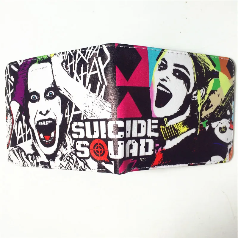 Wallets Movie Suicide Squad Wallet Women Men Student Anime Purse Bag Batman Harley Quinn For Teenager W368 |
