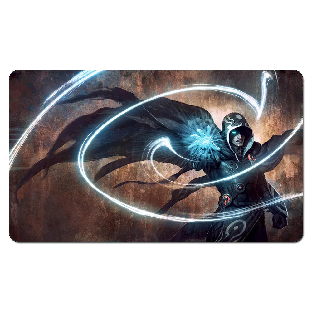 Бургундия Chandra Nalaar) волшебный игровой коврик, настольные игры, игровой коврик, 60x35 см, сборный игровой коврик, заказной Настольный коврик с бесплатной сумкой - Цвет: Бургундия