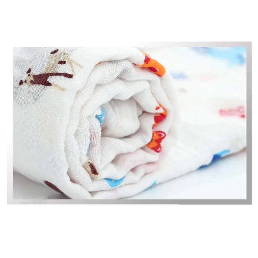 Пеленальное Одеяло для младенцев 100% хлопок детское одеяло с принтом постельное