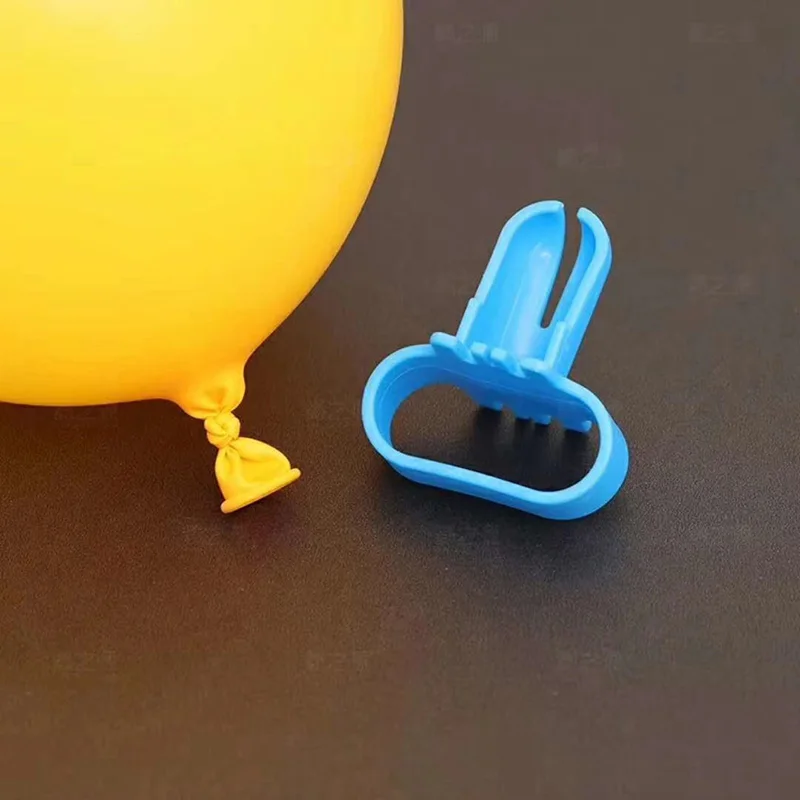 New 1pcs High quality Air Balloon knotter latex balloon fastener easily knot wedding party balloon accessories Color random