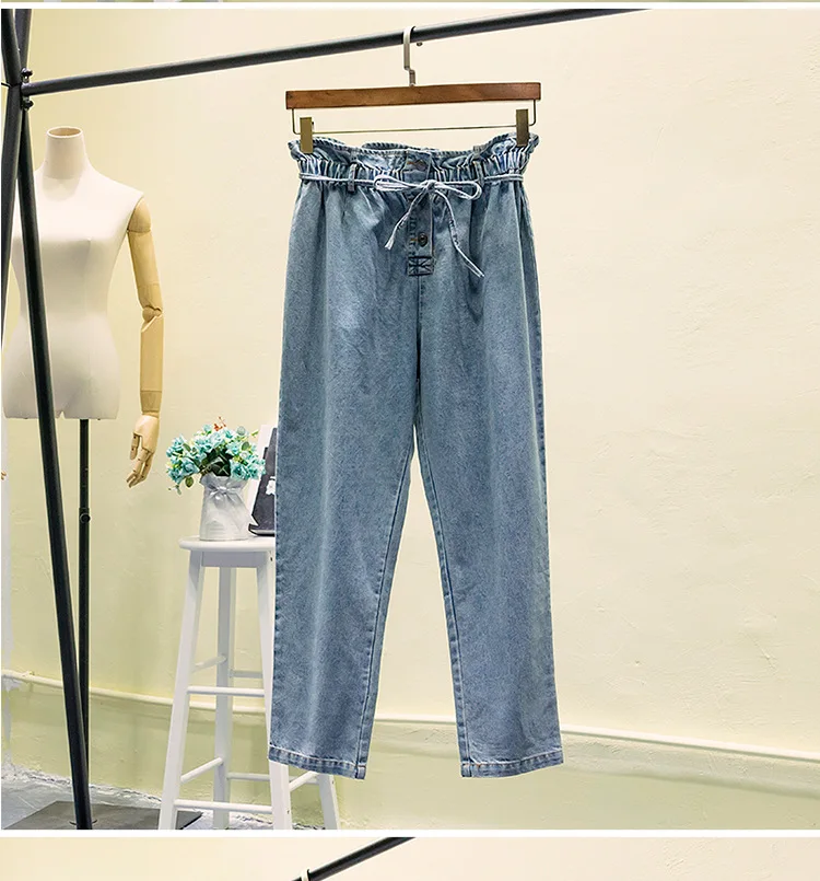 2XL-5XL, большие размеры, женские широкие джинсы, лето, плюс размер, свободные джинсы, повседневные, высокая талия, широкие ноги, джинсы, большие размеры