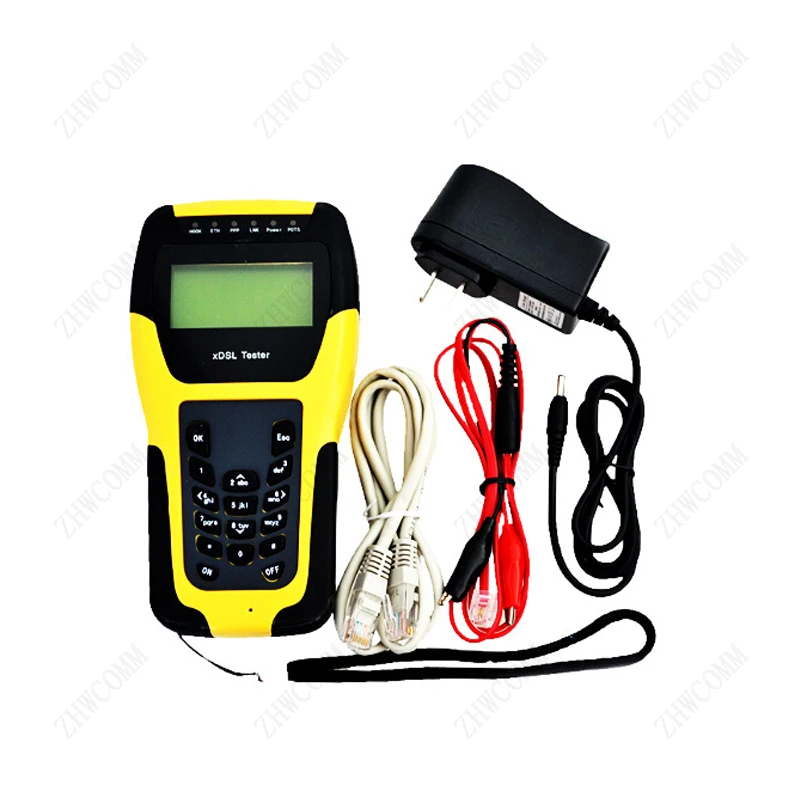 Портативный тестер ZHWCOMM ST332B VDSL VDSL2 xDSL / DSL WAN LAN линейная сеть/DMM тест DHL|tester vdsl|vdsl