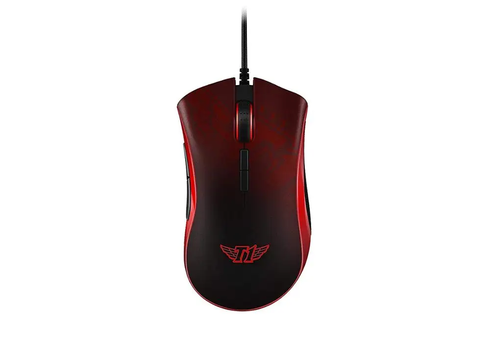 Игровая мышь razer DeathAdder Elite SKT T1 Edition: Оптический сенсор 16000 dpi подсветка RGB Chroma 7