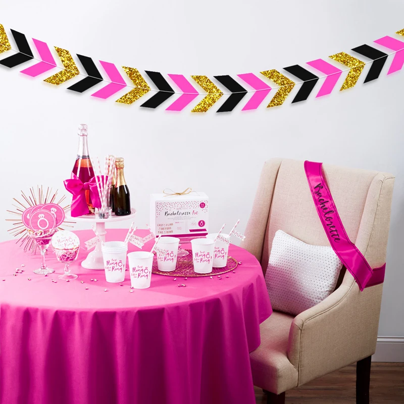 3 м подвесная Бумажная гирлянда баннеры красочные флажки ленты бумажные флаги