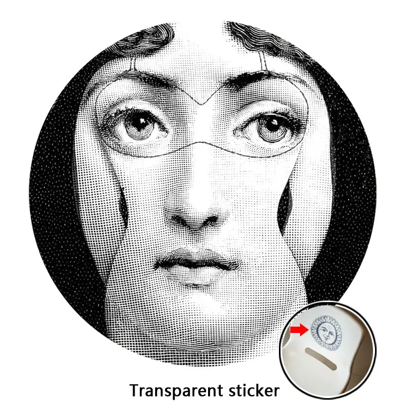 NO.169-196 дизайнерские обои Fornasetti, прозрачные наклейки на стену для украшения стен, гостиной, 1 шт - Цвет: 174