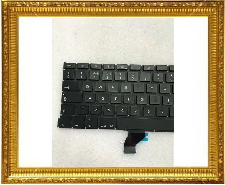 Оригинальная новая A1502 британская раскладка клавиатуры для Apple Macbook Pro 13 ''Retina