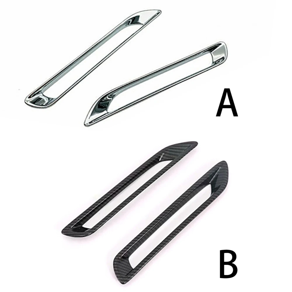 2Pcs Rear Fog Light Lamp Cover ABS Chrome Trim Strip Garnish For 2019 Toyota RAV4 Car Frame Sticker | Автомобили и мотоциклы