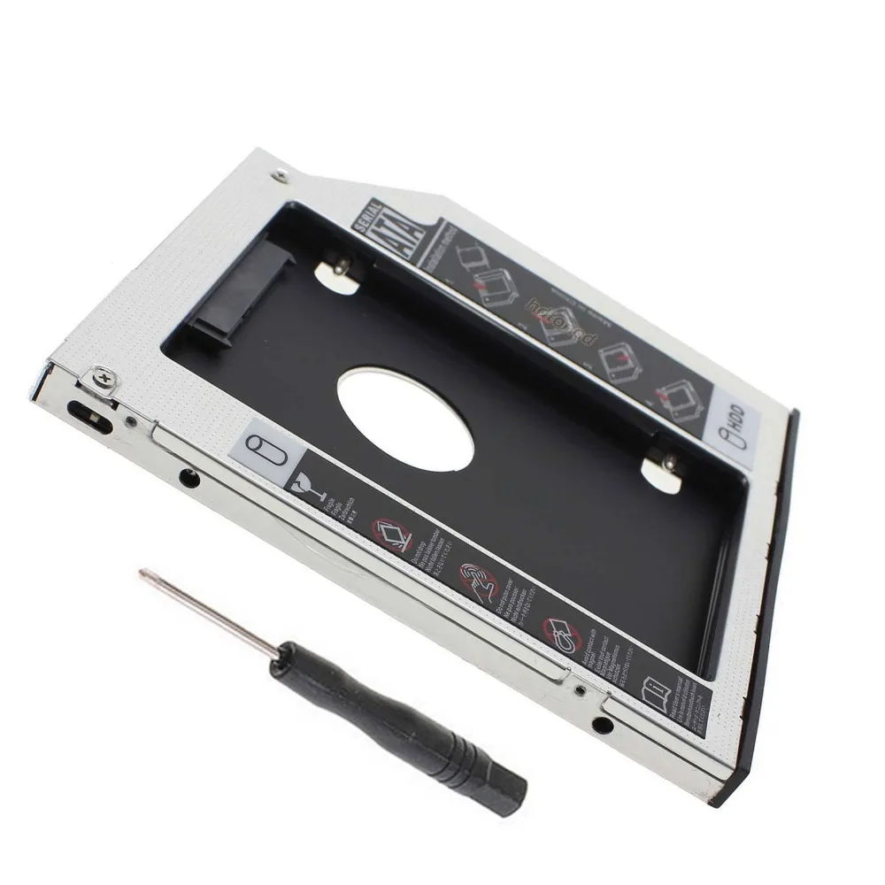OEM 2nd жесткий диск HDD Caddy адаптер для ASUS N55e N55sf N75e N55sl K43sj X52j K55a K55n G60V G60J K40IN a43E 12.7 мм |