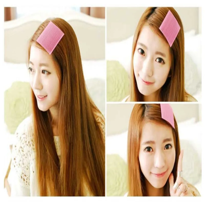 2 искусственных наклейки для волос зажим челки фиксированная бесшовная