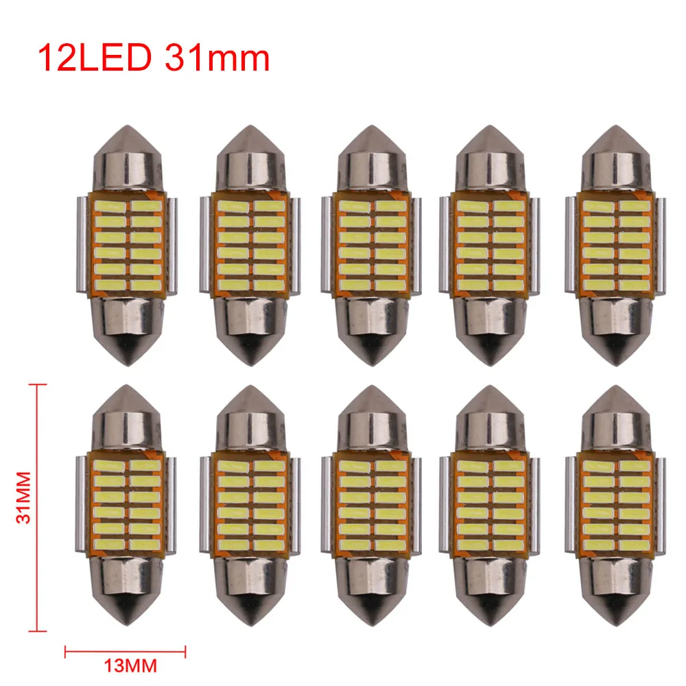10 шт. светодиодные лампы 31 мм 36 39 41 4014SMD | Лампы и освещение