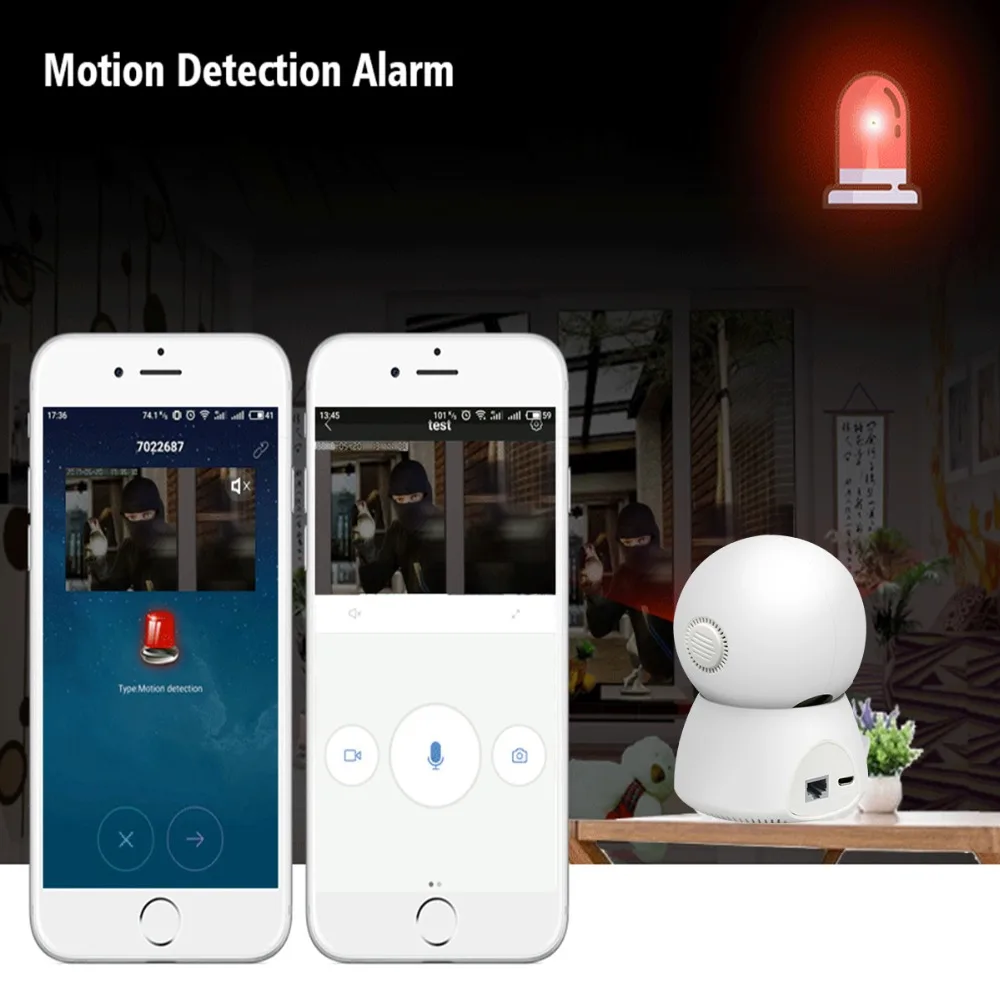 JOOAN Wireless IP Camera1080P HD smart WiFi Home Security Night Vision Video Surveillance CCTV Camera Baby Monitor | Безопасность и