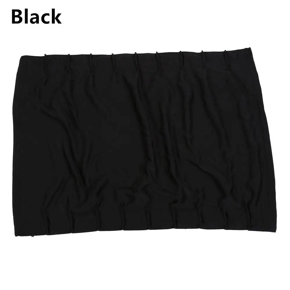 Black 50 X 47CM 2 комплекта, автомобильная боковая оконная рейка, Солнцезащитная шторка, авто Солнцезащитная шторка, козырек, жалюзи, анти-УФ, драпировка, балдахин, защита конфиденциальности, покрытие на лобовое стекло - Цвет: Black 50 X 47CM