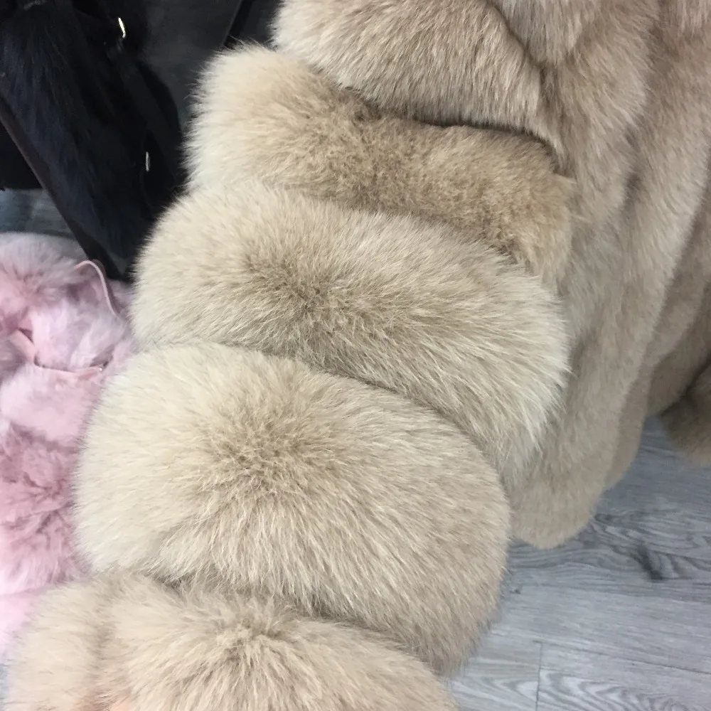 Женская шуба из натурального Лисьего меха SQXR|fur real|real fox furreal fur coat |